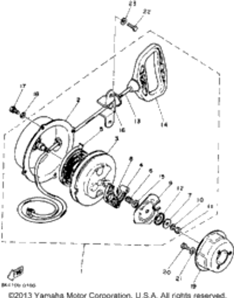 Washer, Spring 1990 SRV (SR540P) 92906-06100-00