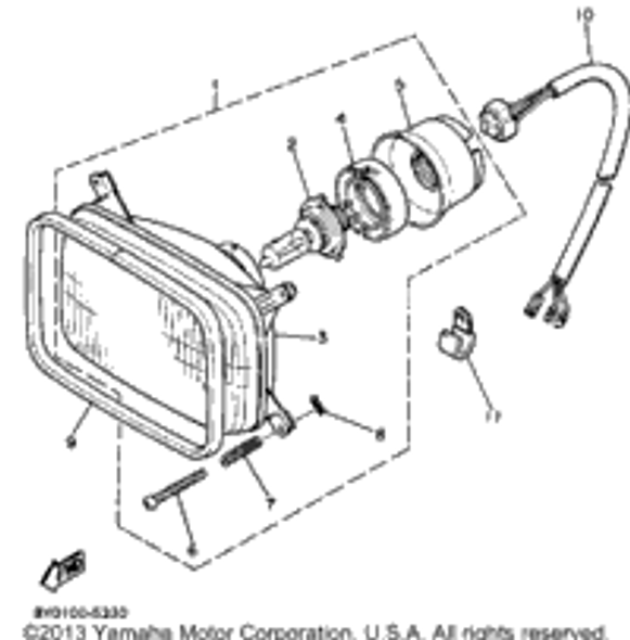 Spring, Screw 1985 SS440 (SS440J) 8A5-84332-00-00