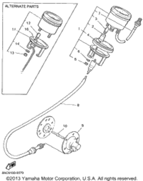 Nut 1998 VK540 II (VK540EB) 95302-05600-00