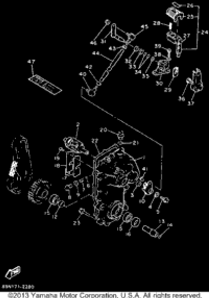 Plate, Side 1 1993 VK540 II (VK540ET) 59V-18561-00-00