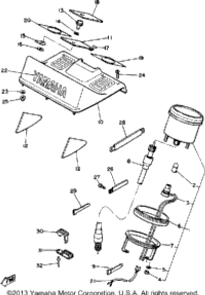 Screw, Bind 1980 EX440D 98906-06008-00