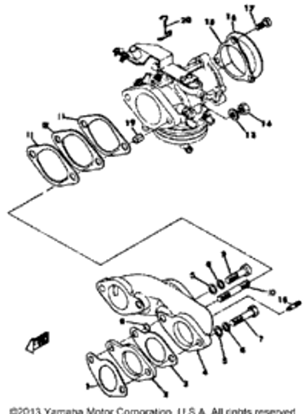 Screw, Pan Head (92503-06010-00 1972 SW433B 98580-06010-00