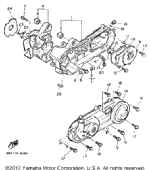 Washer, Plate 1990 SNOSCOOT (SV80P) 90201-08087-00