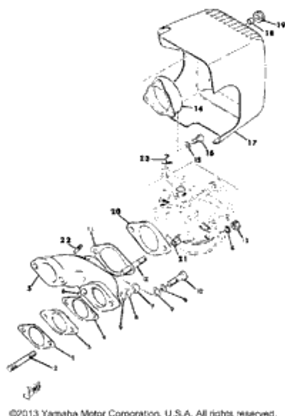 Bolt, Socket Head 1972 SL433 91316-08030-00