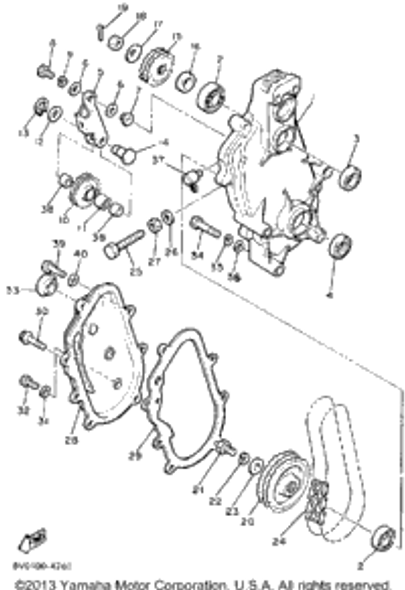 Washer, Spring 1988 PHAZER DELUXE (ELEC START) (PZ480EM) 10100-00