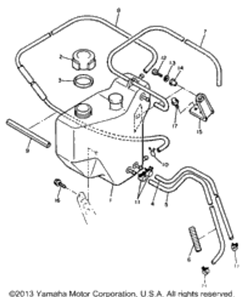 Gasket 1993 VENTURE XL (VT480T) 90430-31003-00