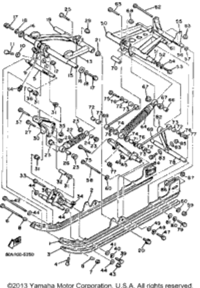 Washer, Plate 1985 V-MAX (VMX540J) 90201-102A2-00