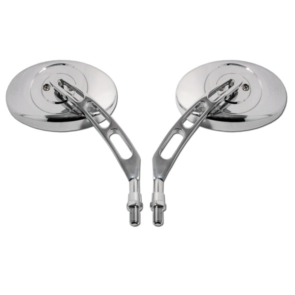 Honda GL1000,GL1100,GL1200 Chrome Billet Euro Sport Motorcycle Mirrors