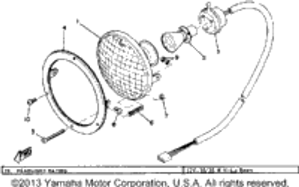 Screw, Pan Head 1971 GP396 98503-04014-00