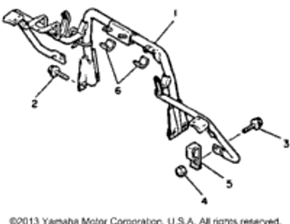 Nut, Nylon 1993 VENTURE XL (VT480T) 95701-06300-00