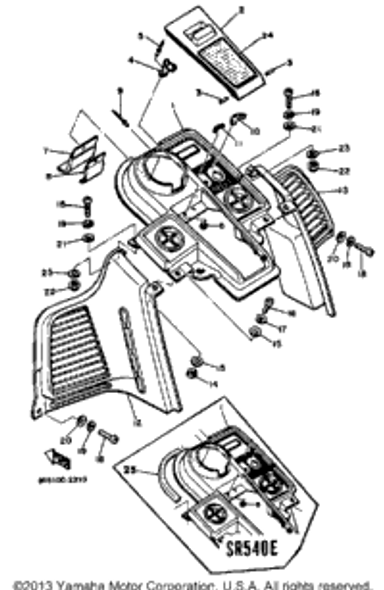 Washer, Spring 1980 SR540D 92906-06100-00