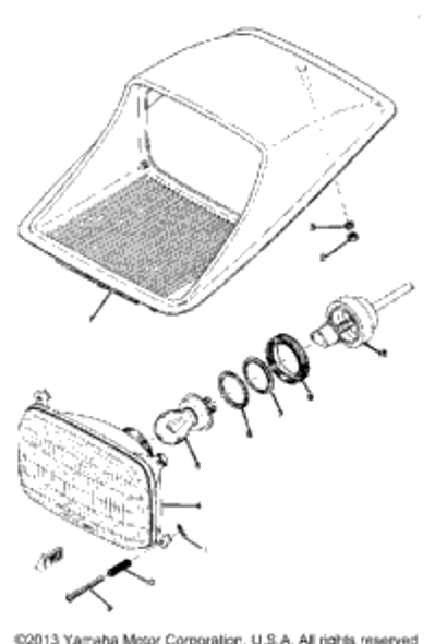 Spring, Screw 1974 GP433F 8A5-84332-00-00