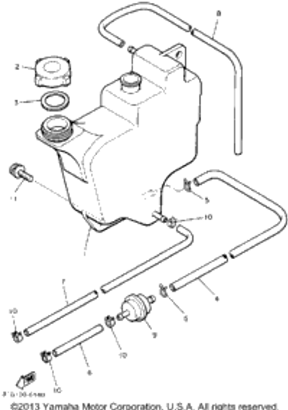 Hose 1990 SRV (SR540P) 90446-09068-00