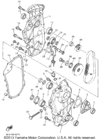 Nut 1995 VMAX 600 (VX600V) 95307-10700-00