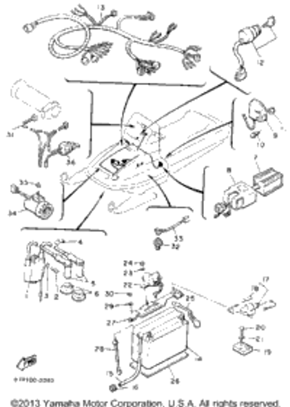 Nut, U-Flange 1990 VK540 (VK540EP) 95601-06200-00