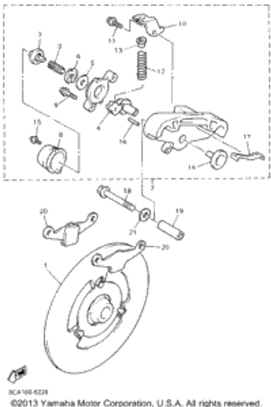 Washer, Plate 1995 VMAX 600 DX (VX600DXV) 90201-101J1-00