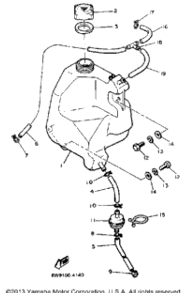 Gasket 1984 ENTICER 340 (ET340H) 90430-31003-00