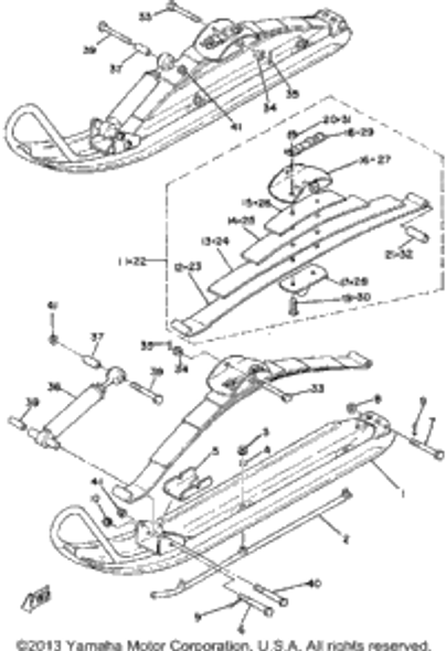 Nut, U 1980 ET340ED 95611-08100-00