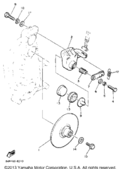 Washer, Spring 1988 VK540 (VK540M) 92990-10100-00