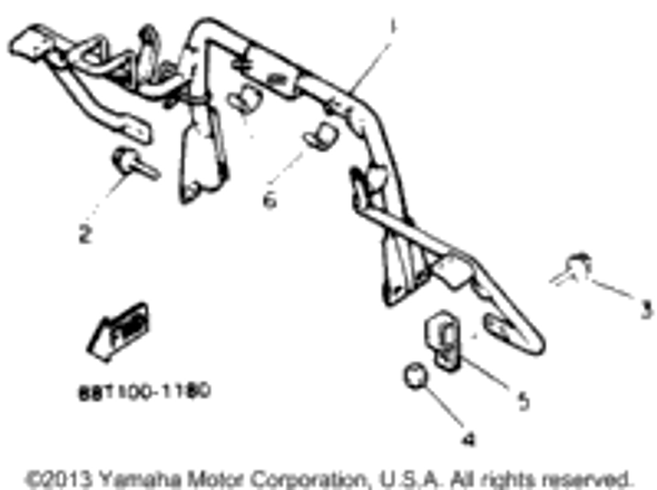 Bolt, Flange 1993 VENTURE GT (VT480GTT) 95816-08012-00