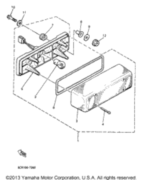 Washer, Plate 1997 VMAX 600 XT (VX600XTA) 90201-06407-00