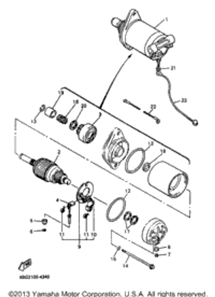 Grommet 1998 VK540 II (VK540EB) 73A-81829-00-00