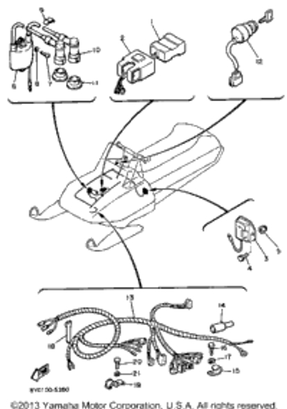 Clamp 1985 SS440 (SS440J) 90465-08028-00