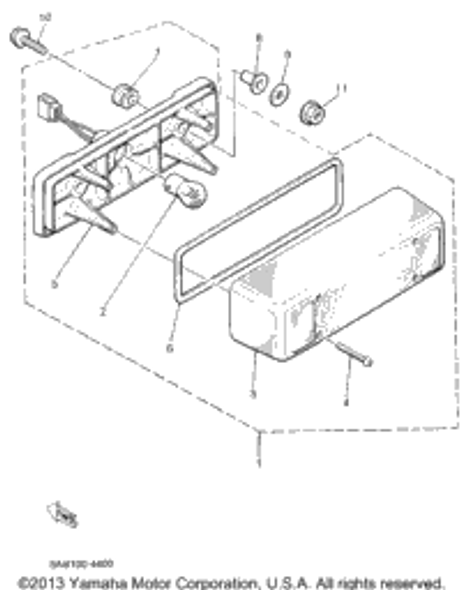 Collar 1995 VMAX 600 ST (LONG TRACK) (VX600STV) 90387-060G8-00