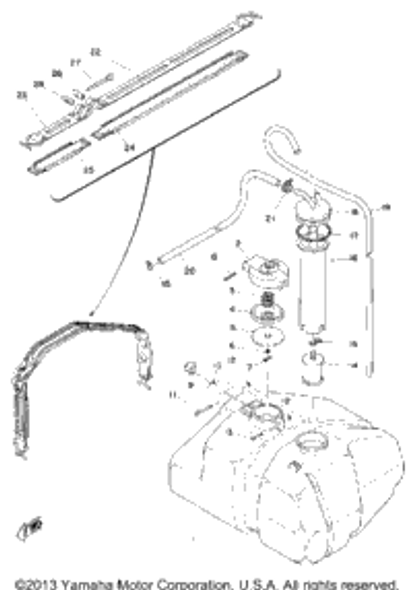 Hose 1975 SR292 90446-09092-00