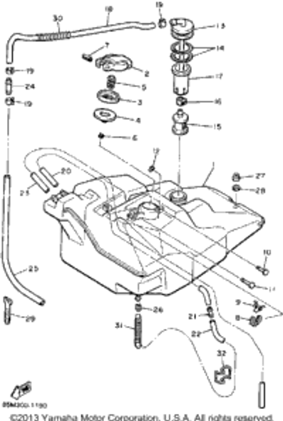 Hose 1992 ENTICER II LT (ET410TRS) 90446-09059-00