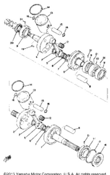 Washer, Special Shape 1974 GP433F 90209-24073-00