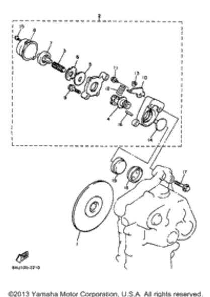 Ratchet, Adjusting 1998 VK540 II (VK540EB) 86M-25771-00-00