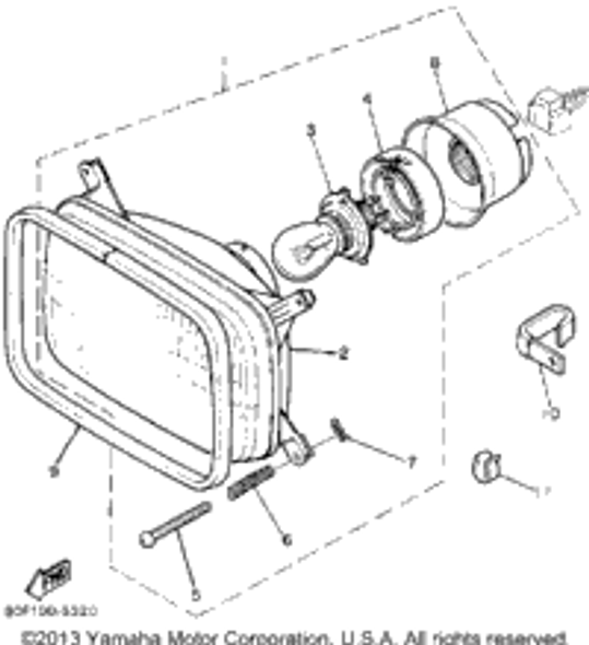 Clip 1987 BRAVO (BR250L) 90468-05176-00