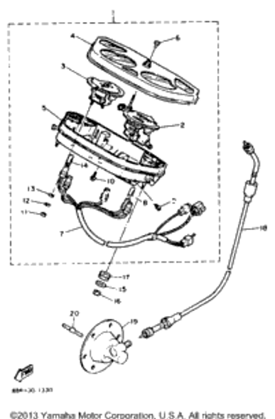 Damper 1992 EXCITER II (EX570S) 5J0-83513-00-00