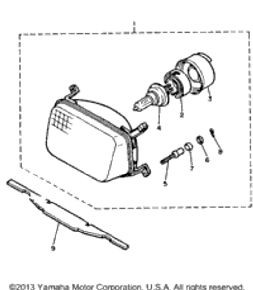 Cover, Socket 1992 EXCITER II (EX570S) 8A7-84397-01-00