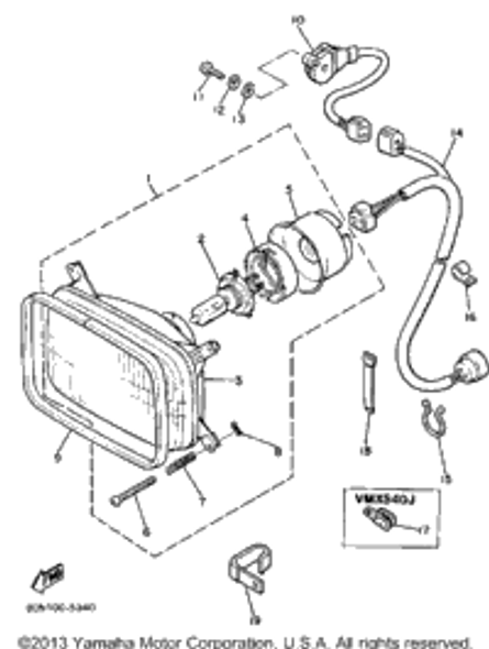 Cover, Socket 1985 V-MAX (VMX540J) 8A7-84397-01-00