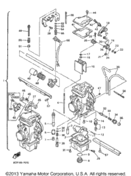 Screw, Throttle 1998 VMAX 600 SX (VX600SXB) 8CC-14122-00-00