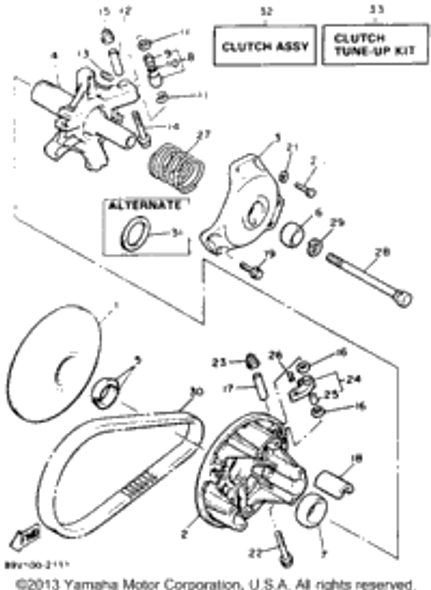 Spring, Compression AP 1993 VENTURE GT (VT480GTT) 90501-606G9-00