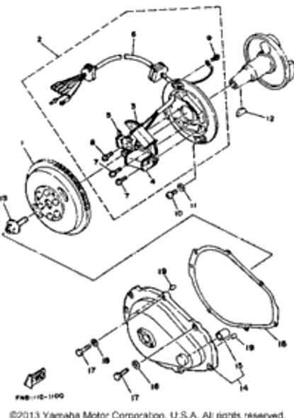 Coil, Charge 1992WRB650Q_61 6M6-85520-00-00
