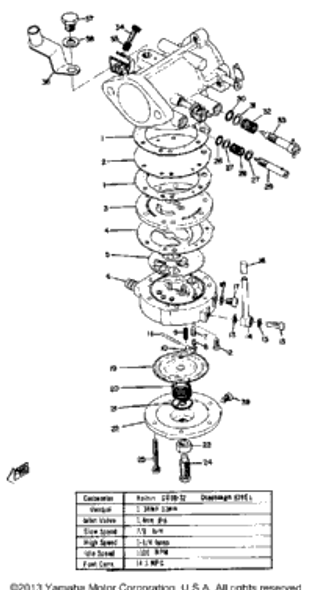 Valve, Check 1971 SL292 806-14552-01-00