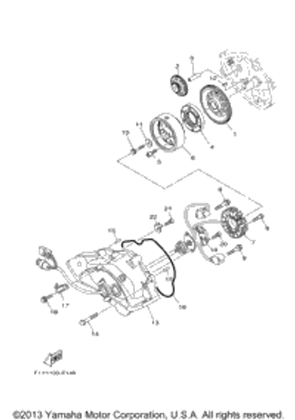 Gear 3 2008  FX1000G 6D3-15515-00-00