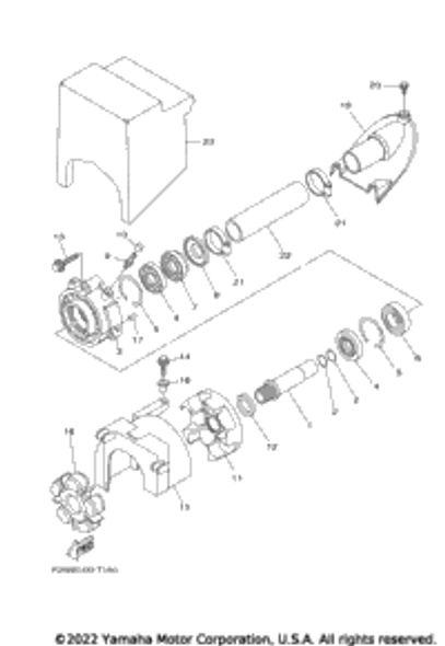 Housing, Bearing 2022  GP1800R HO_HOWITH A (GP1800DX) 6S5-G5332-00-00