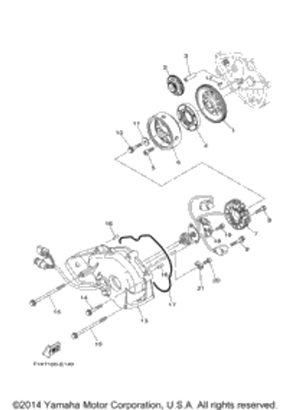 Starter One-Way Assy 2015  VX CRUISER_VX1100BP VX DELUXE (VX1100BP) 4WM-15590-00-00