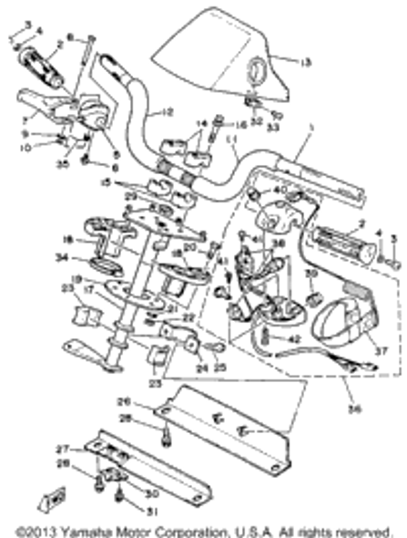 Switch Box Assembly 1993WAVERUNNER LX (WR650R) FK7-68310-06-00