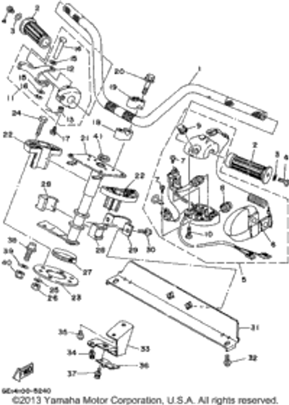 Switch Box Assembly 1995WAVE RUNNER III GP (WRA700T) FK7-68310-06-00