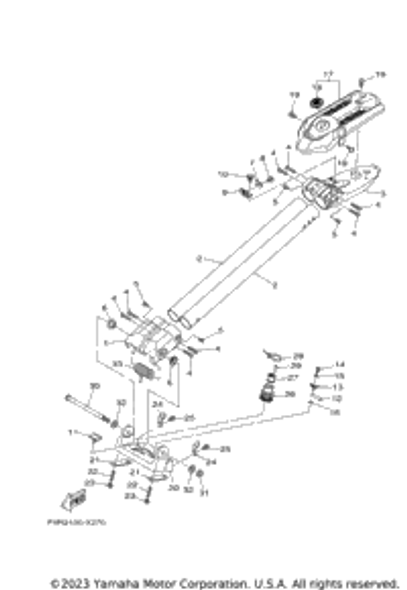 Pole,1 2024  SUPER JET (SJ1050A) F4R-6492B-00-00