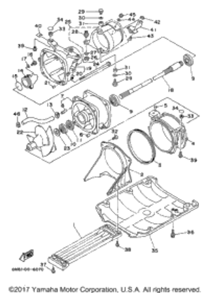 Nozzle 1996  SUPER JET (SJ700AU) 6R7-51318-04-5B