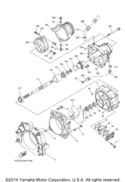 Shaft, Drive 2015  FX CRUISER HO (FB1800A-P) 6S5-45511-00-00