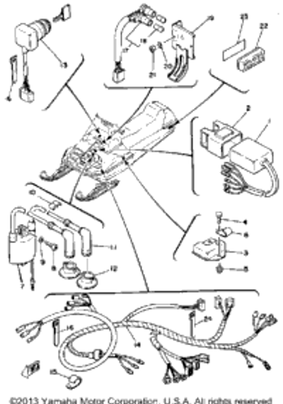 Plug Cap Assembly 1979 EC540C 8E7-82370-11-00