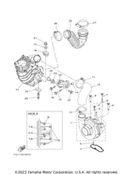 Pipe 2017  FX SVHO (FC1800S) 6S5-14349-00-00